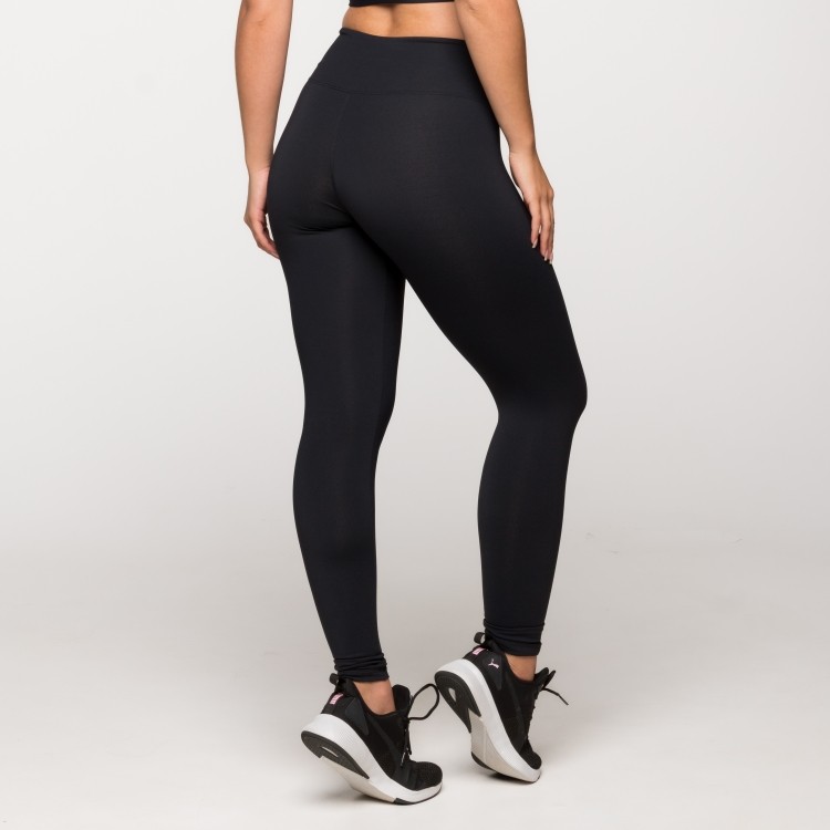 Calça Legging Fitness Poliamida Básica Com Bolso