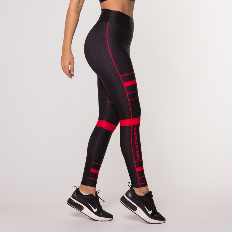 Calça Legging Inspiration Suplex Estampada Academia Feminina