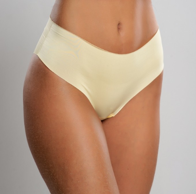 Calcinha NUDE Tangão Sem Costura Feminina Corte a Laser Não Marca