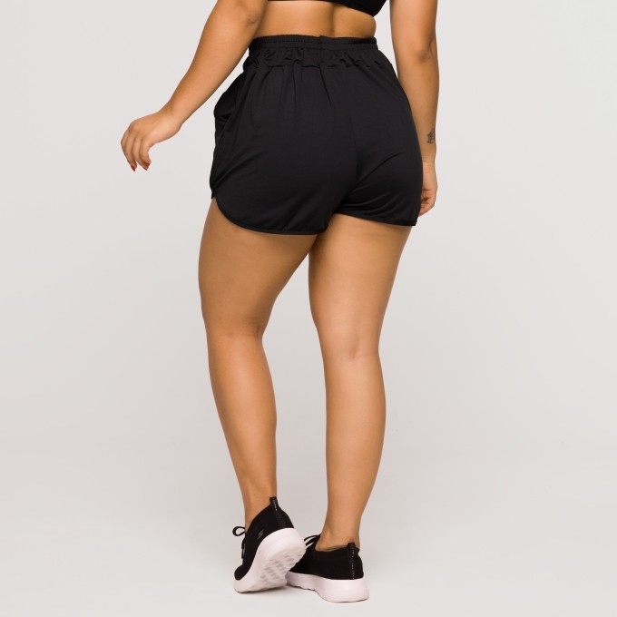 Short Soltinho com Bolso Feminino Esportivo Academia para Correr