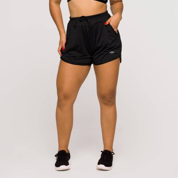Short Soltinho com Bolso Feminino Esportivo Academia para Correr - Lot  Fitness