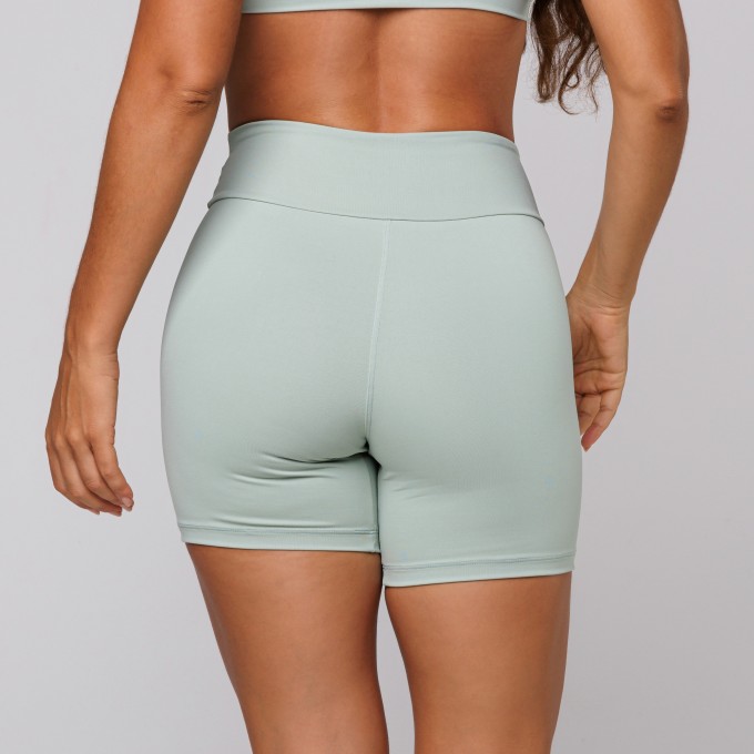 Short Fitness Poliamida Premium Feminino Academia Aloe Verde