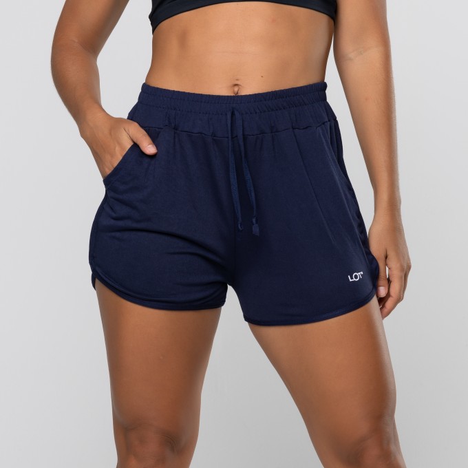 Short Soltinho com Bolso Feminino Esportivo Academia para Correr