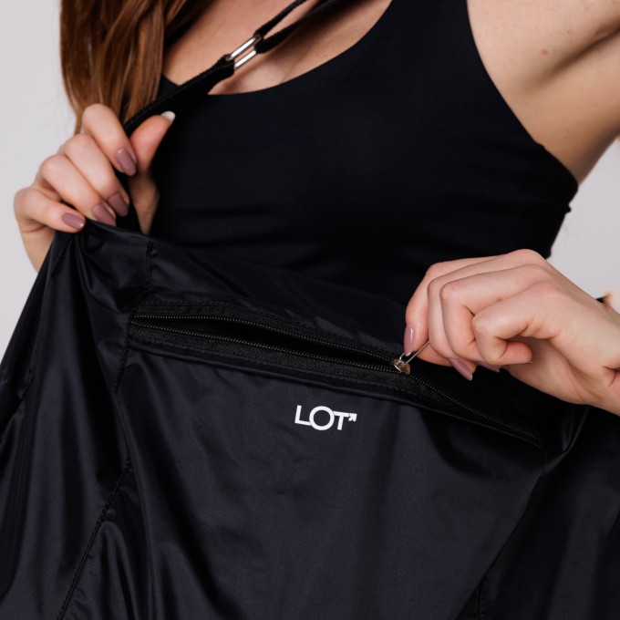 Bolsa Nylon Impermeável Academia Feminina Preta