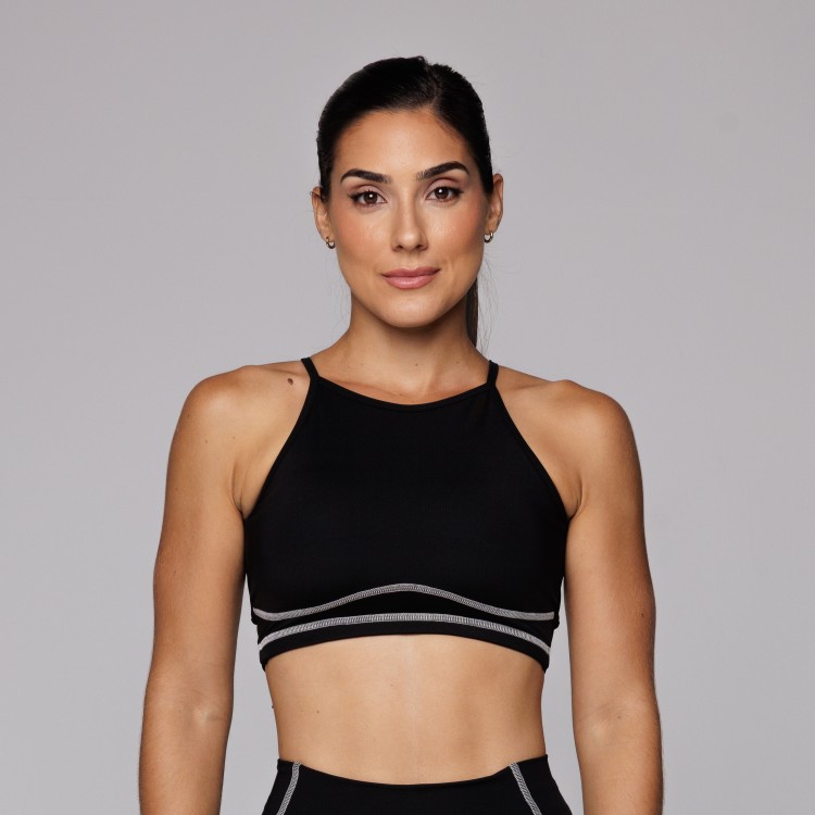 Top Poliamida Academia Fitness Feminino Esportivo Sense