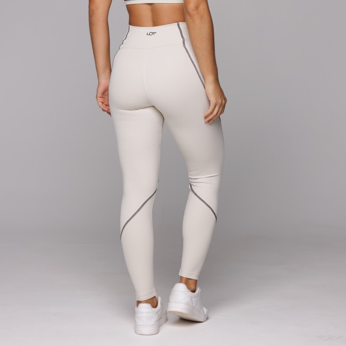 Legging Poliamida Fitness Alta Compressão Academia Areia Sense