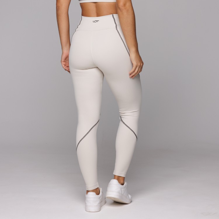 Legging Poliamida Fitness Alta Compressão Academia Areia Sense