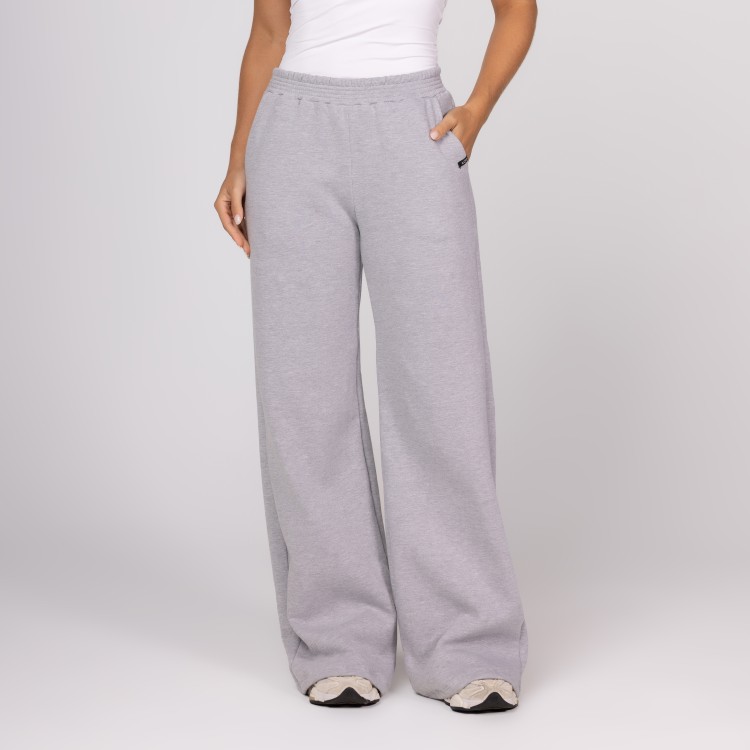 Calça de Moletinho Mescla Feminino Soltinho