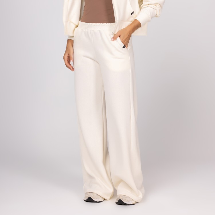 Calça de Moletinho Off White Feminino Soltinho