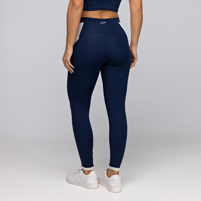 Calça Legging Poliamida Academia Feminina com Bolso Frame