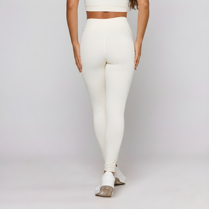 Calça Legging Fitness Poliamida Básica Com Bolso
