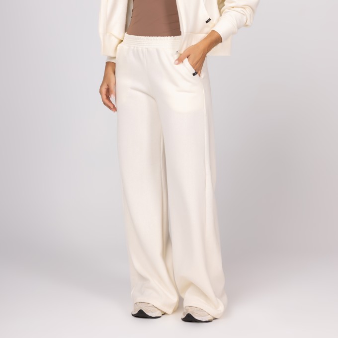 Calça de Moletinho Off White Feminino Soltinho