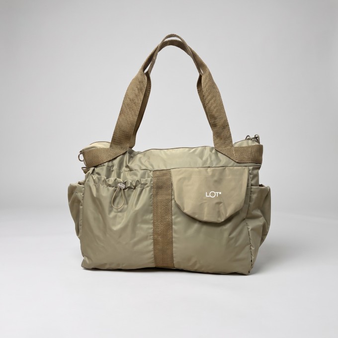 Bolsa Nylon Impermeável Feminina Com Bolso Academia