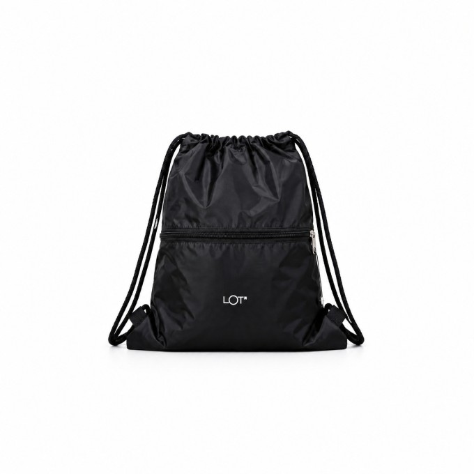 Bolsa Nylon Impermeável Sacochila Feminina Preta